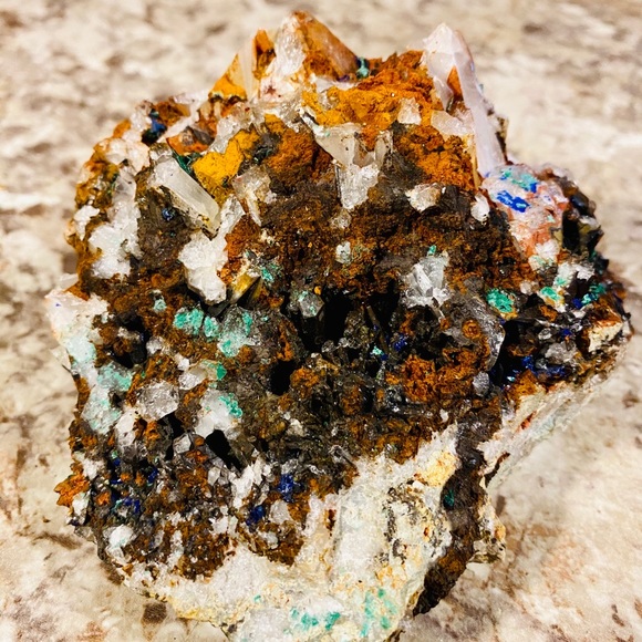 Malachite and azurite raw natural specimens! - Picture 11 of 12